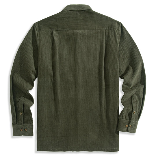 Army Green Utility Corduroy Shirt