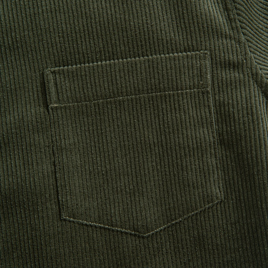 Army Green Utility Corduroy Shirt