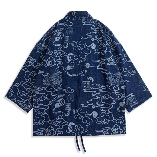 Auspicious Cloud Kimono Haori