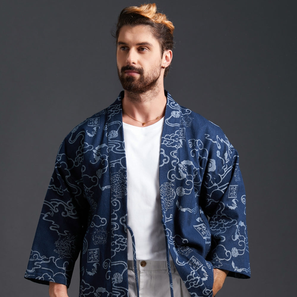 Auspicious Cloud Kimono Haori