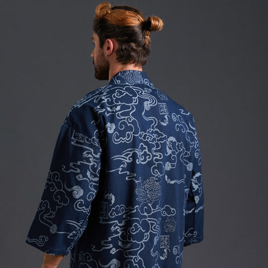 Auspicious Cloud Kimono Haori