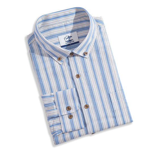 Blue Ribbon Striped Long Sleeve Shirt