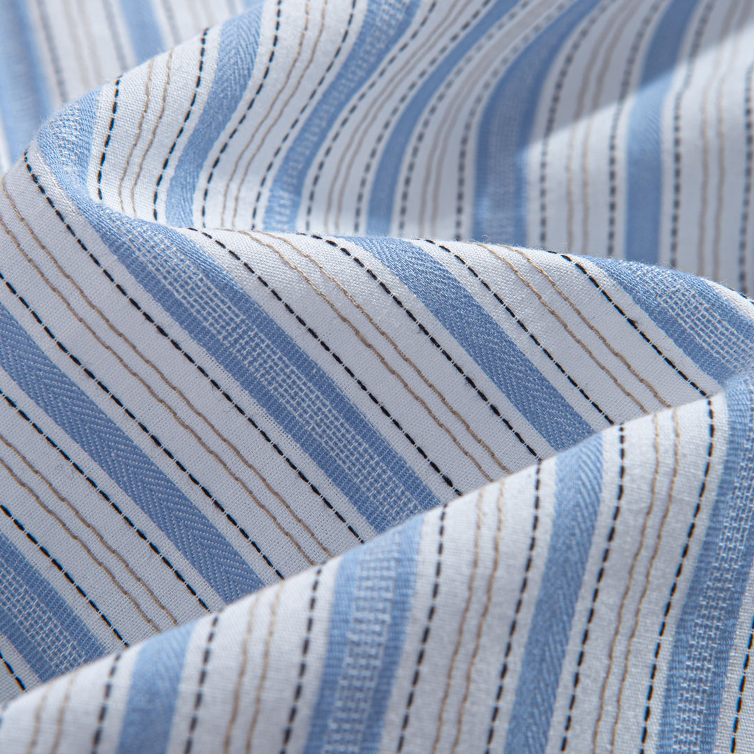 Blue Ribbon Striped Long Sleeve Shirt