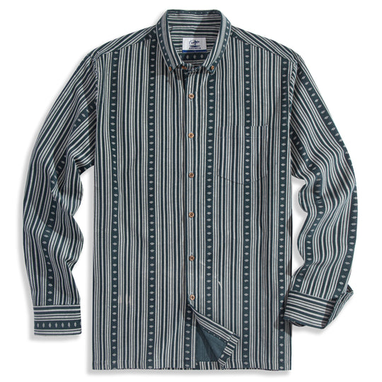 Versatile Striped Corduroy Shirt