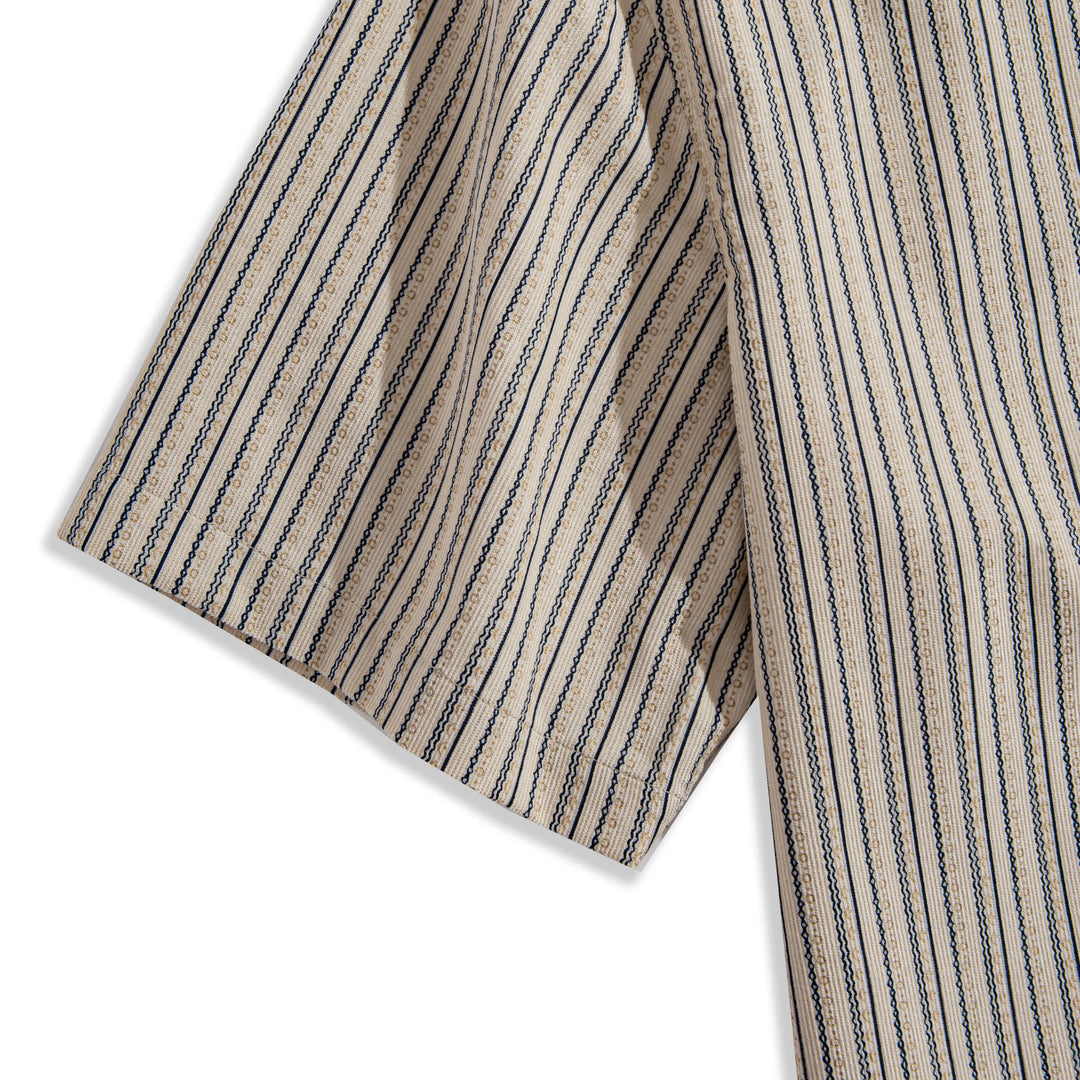 Cotton Striped Corduroy Shirt