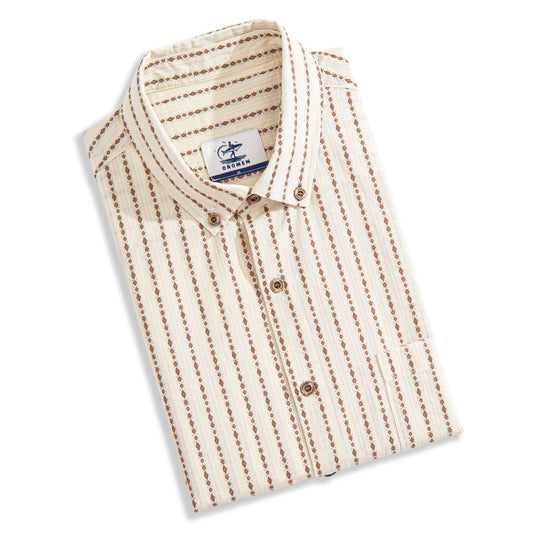 Diamond Stripe Textured Shirt