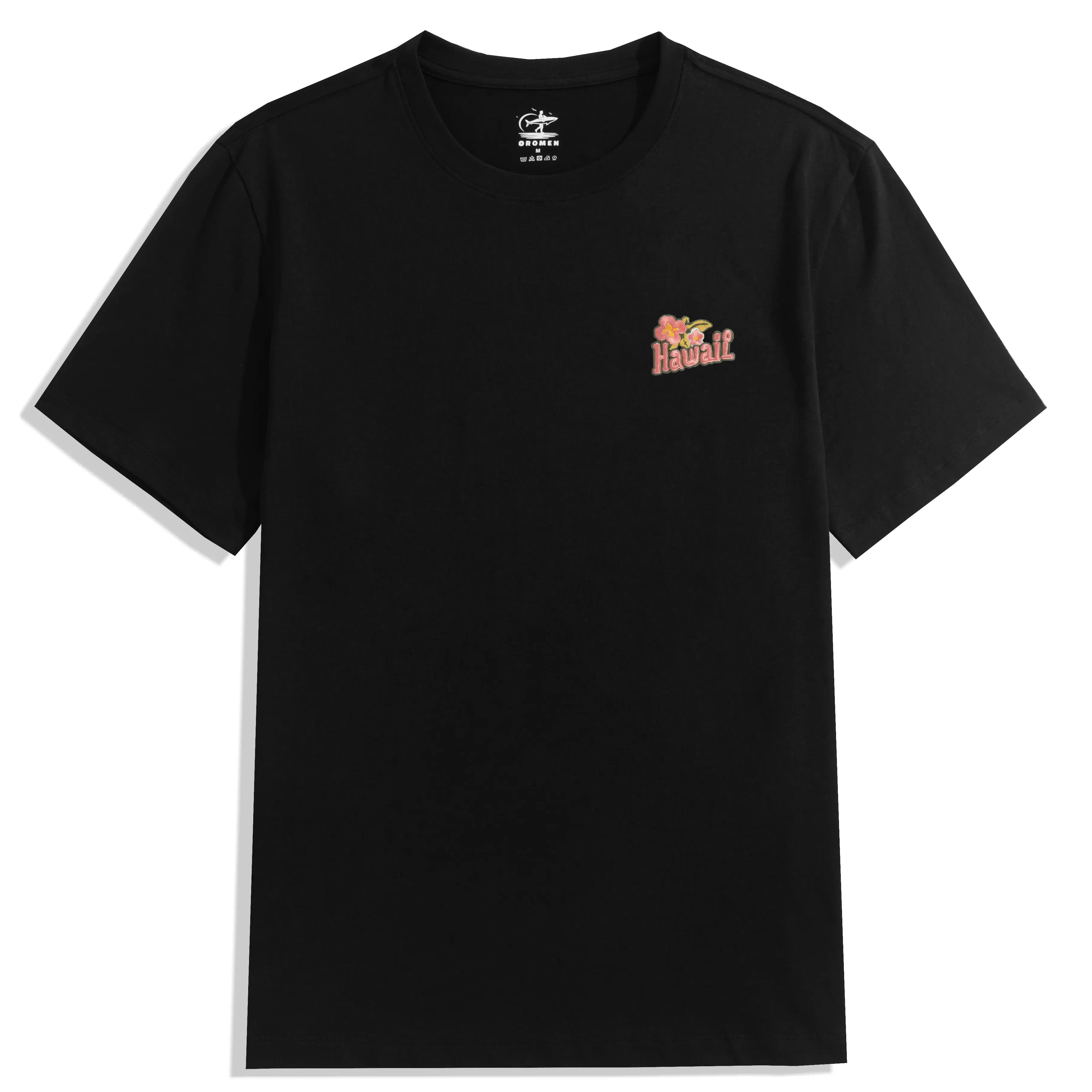 Hawaii Cotton T-shirt Black Color