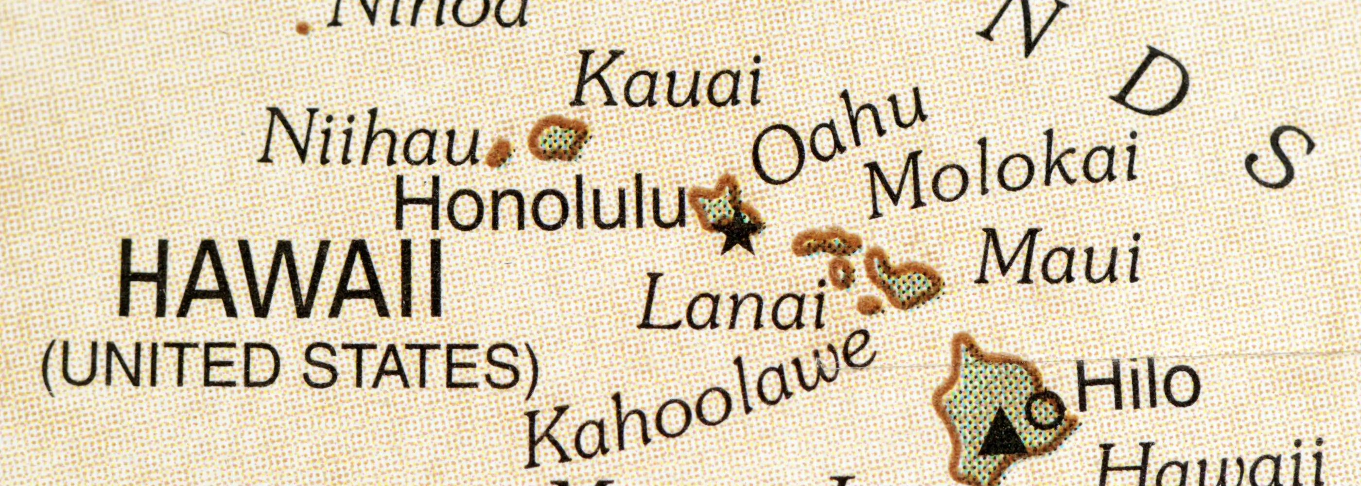 Hawaiian Map Picture