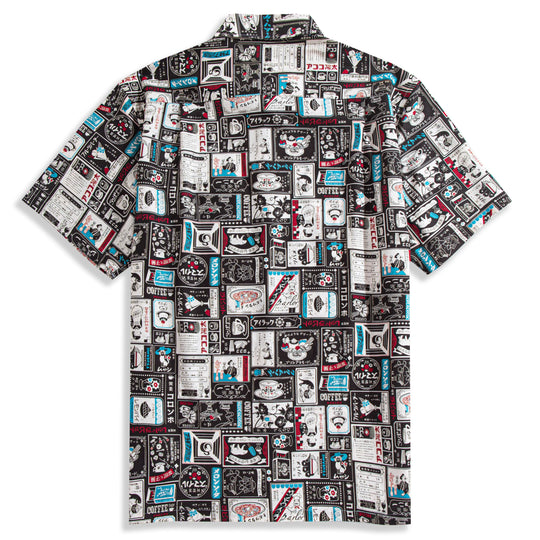 Japanese Style Elements Aloha Shirt Back