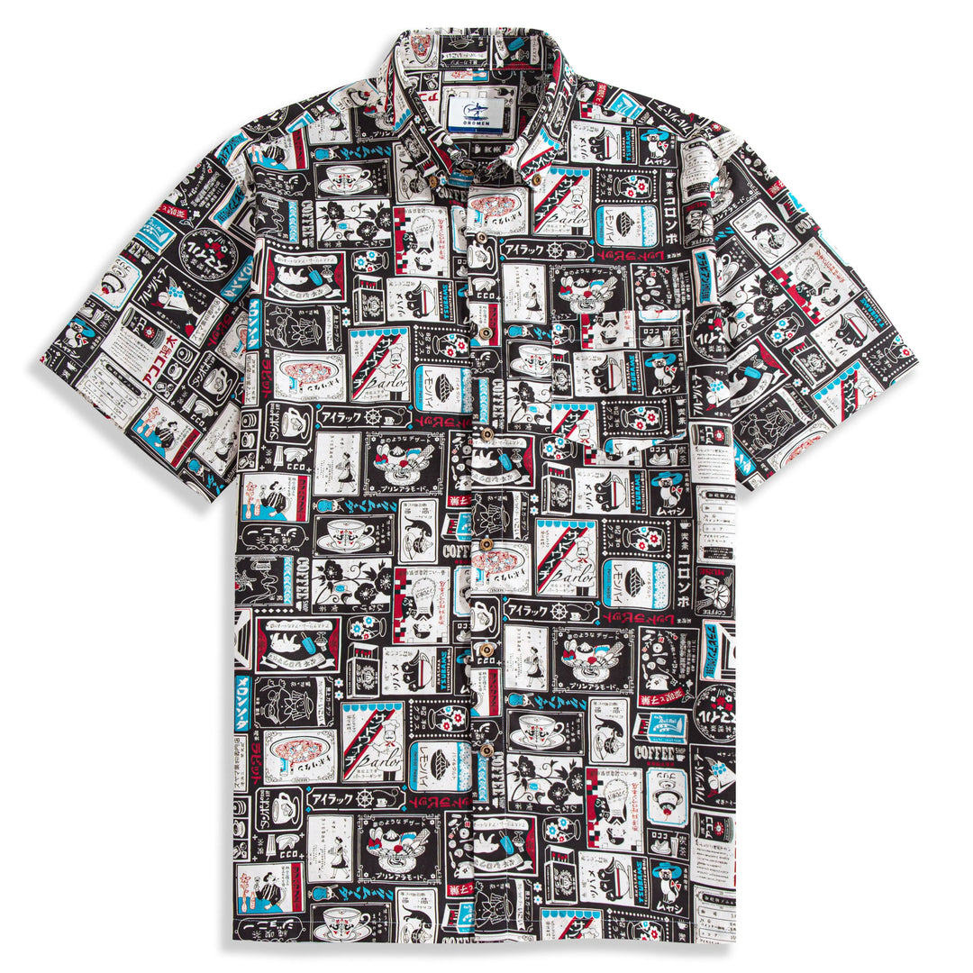 Japanese Style Elements Aloha Shirt