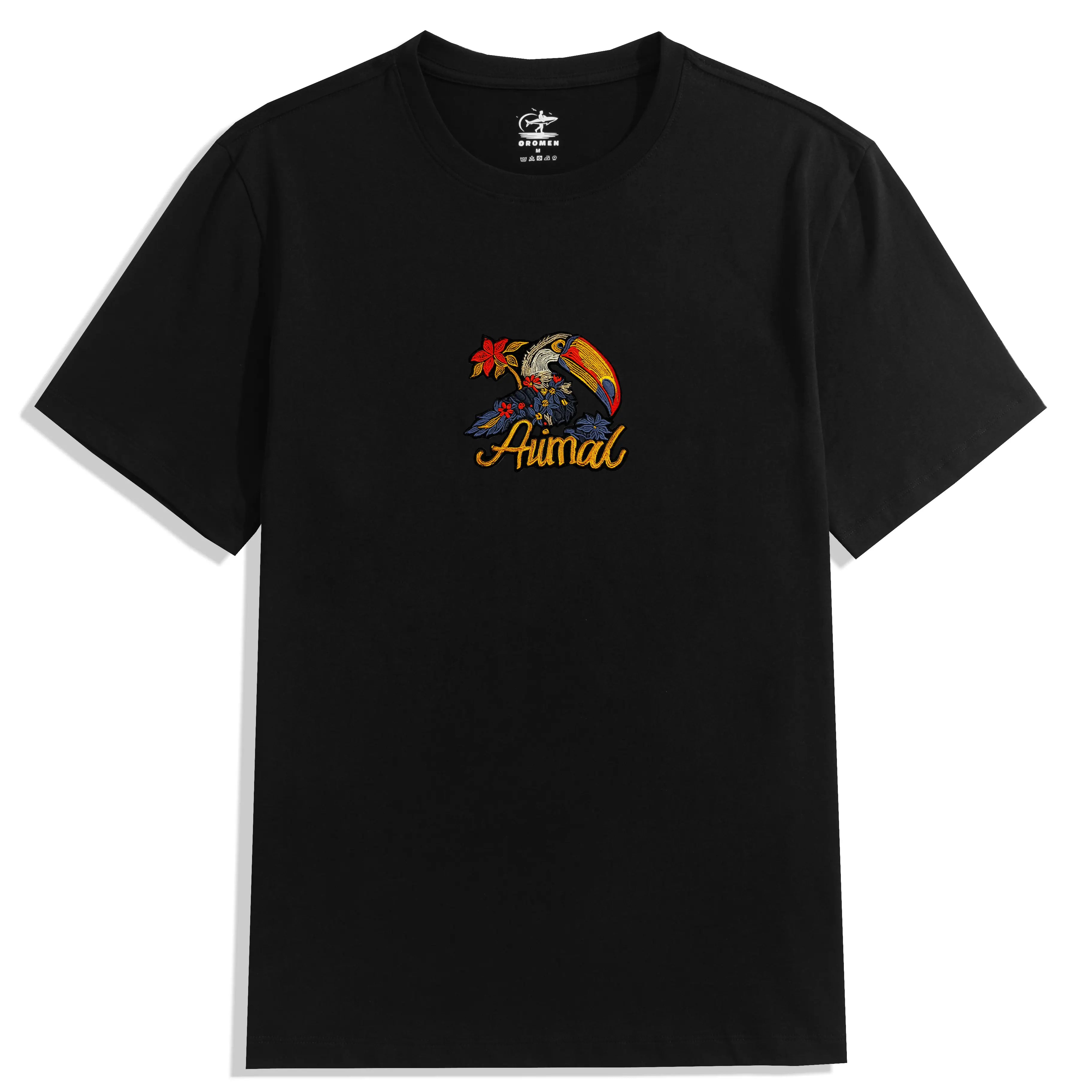 Pelicans Cotton T-shirt Black Color