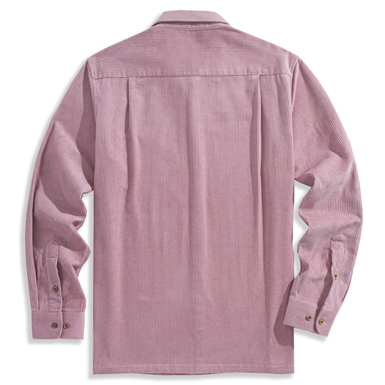 Lotus Pink Cotton Corduroy Shirt