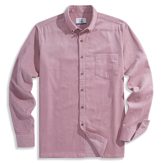 Lotus Pink Cotton Corduroy Shirt