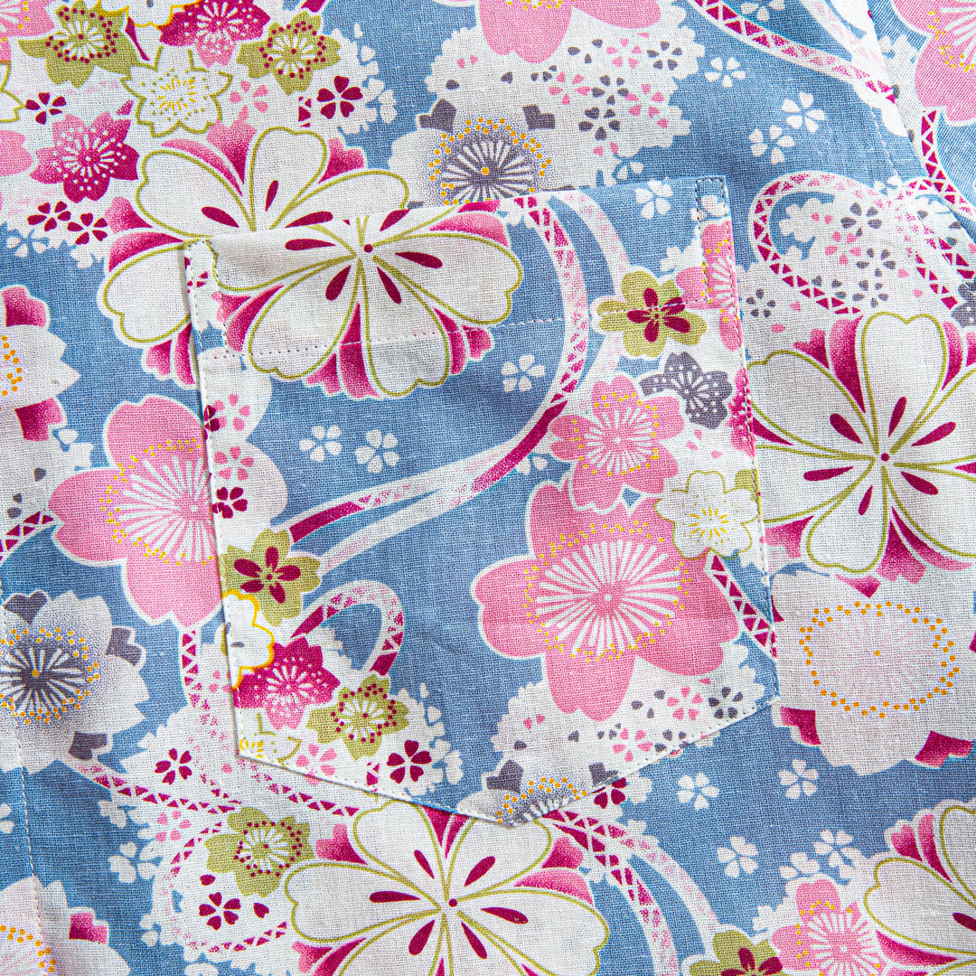 Sakura Aloha Shirt Pocket