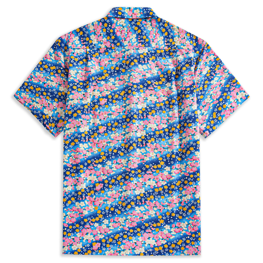 Sakura Blooms Aloha Shirt Back