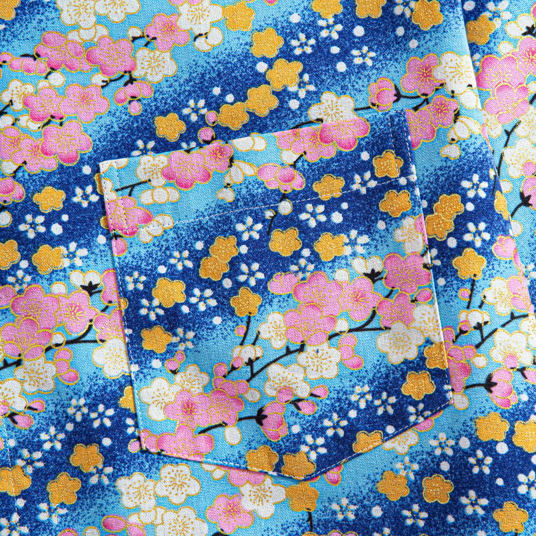 Sakura Blooms Aloha Shirt Pocket