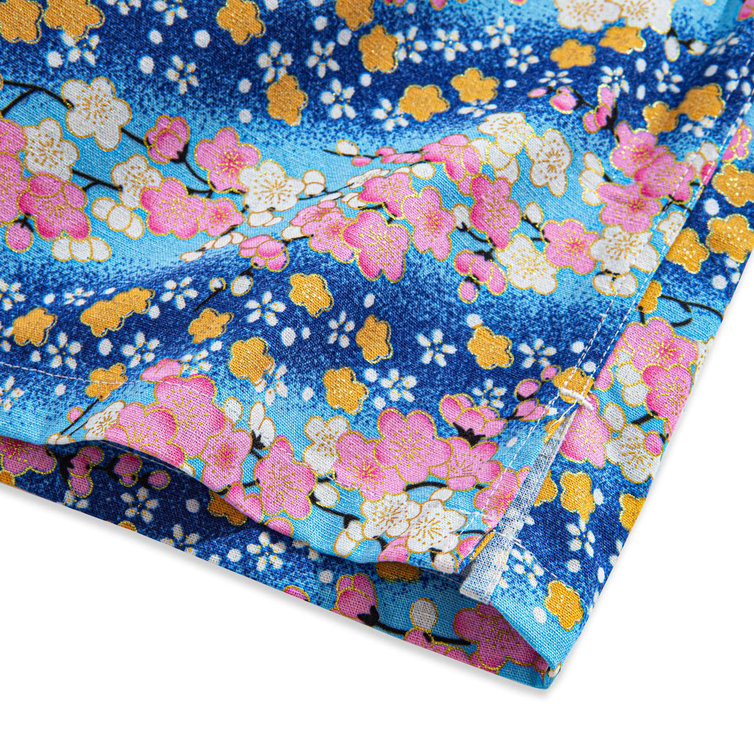 Sakura Blooms Aloha Shirt Side Vent