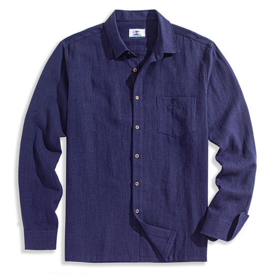 Indigo Tailored Long Sleeve Shirt