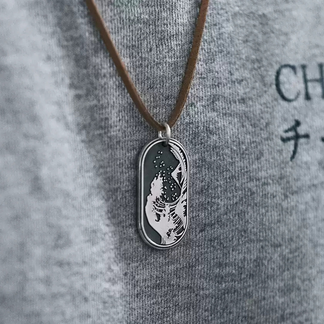 The Great Wave off Kanagawa Necklace