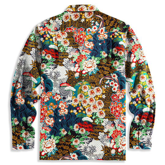 Ukiyoe Garden Long Sleeve Shirt