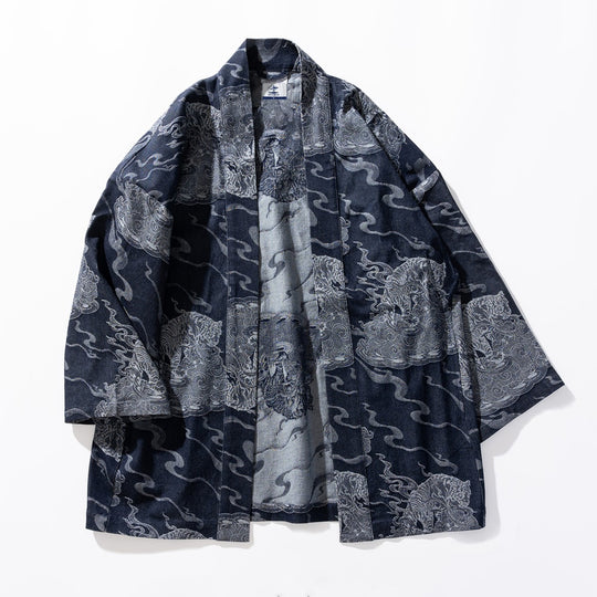 Ukiyoe Tiger Haori Kimono