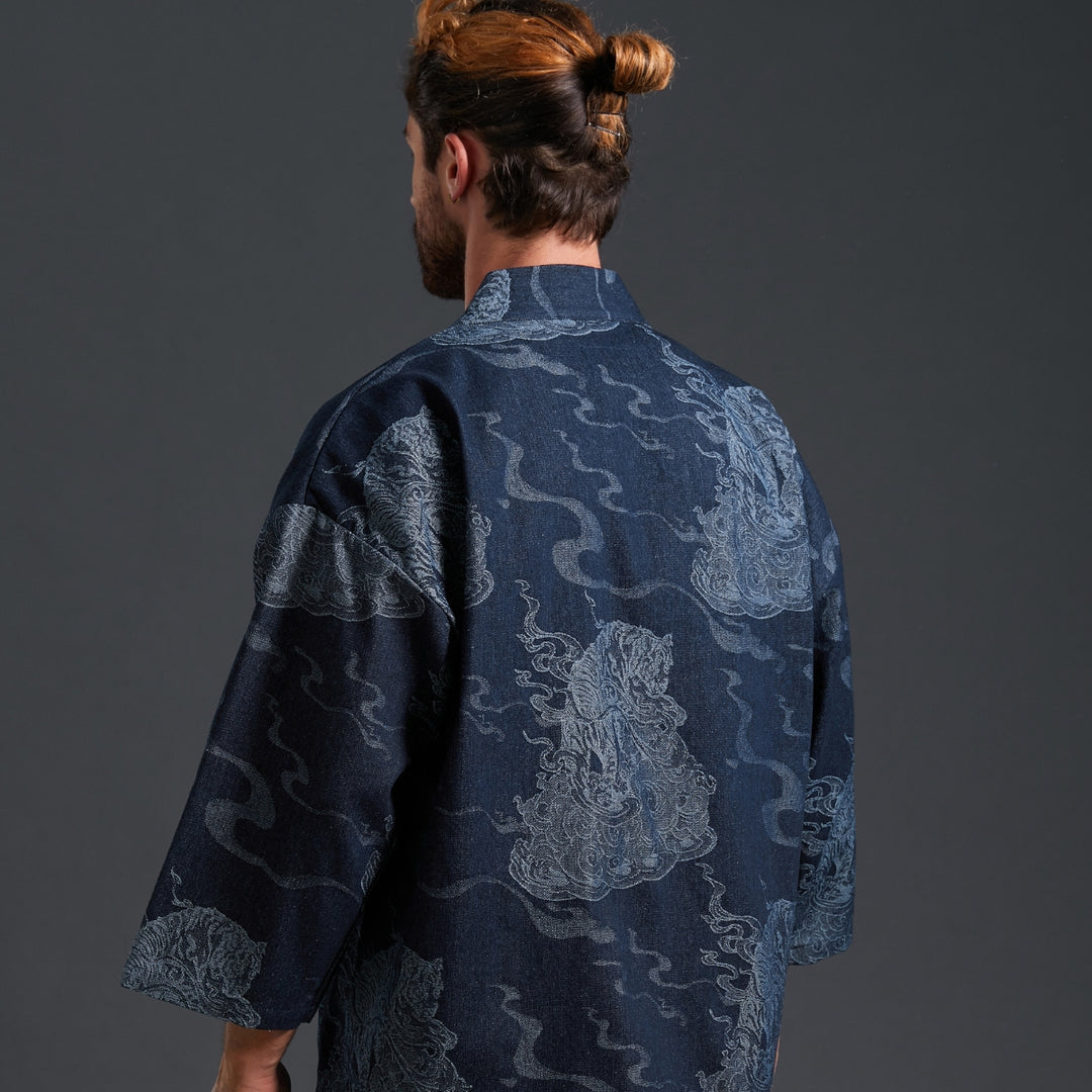 Ukiyoe Tiger Haori Kimono