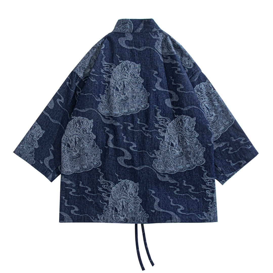 Ukiyoe Tiger Haori Kimono