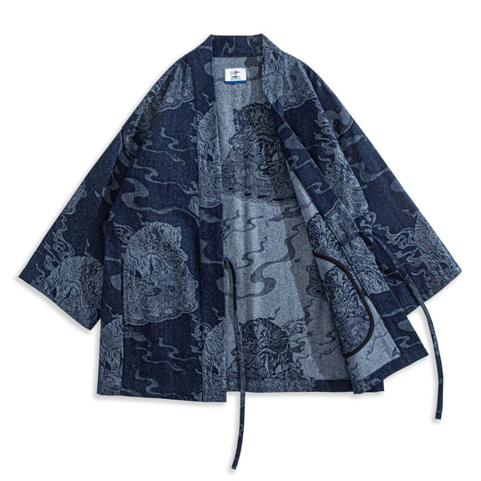 Ukiyoe Tiger Haori Kimono