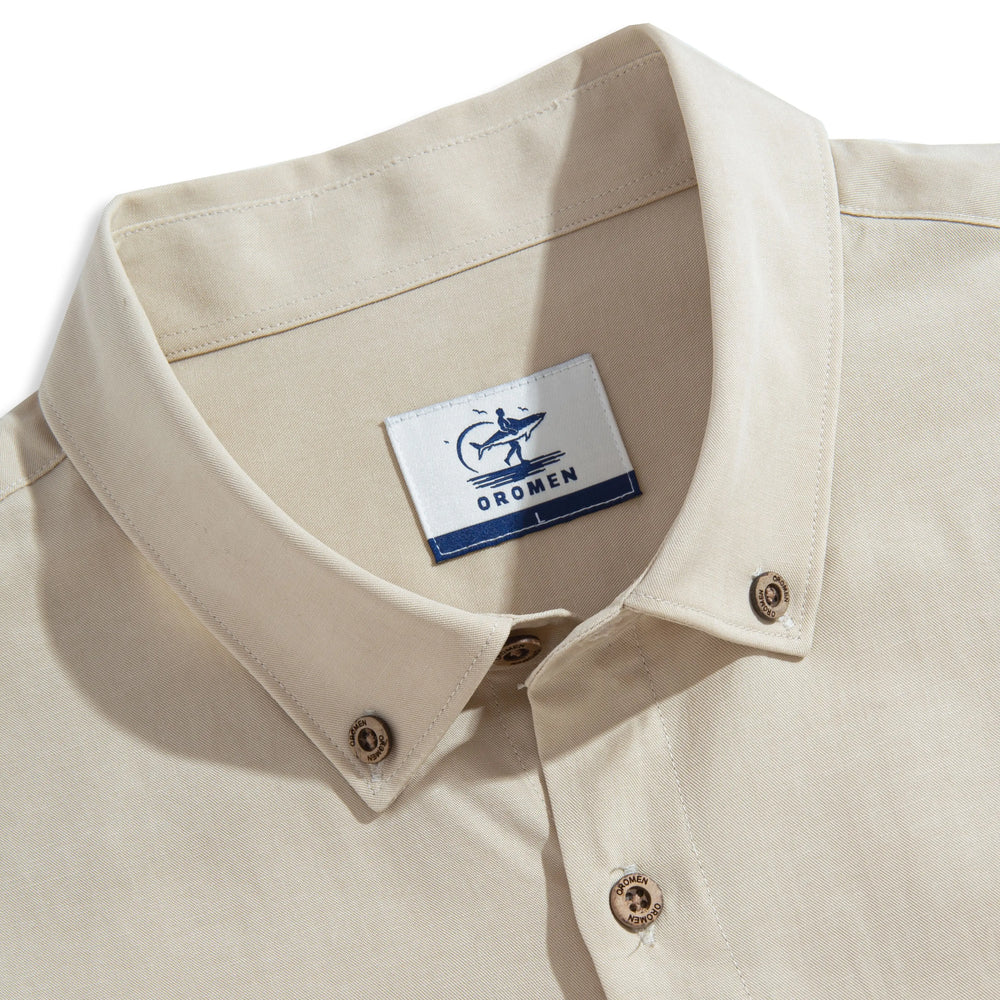 Versatile Shirt Button Down Collar