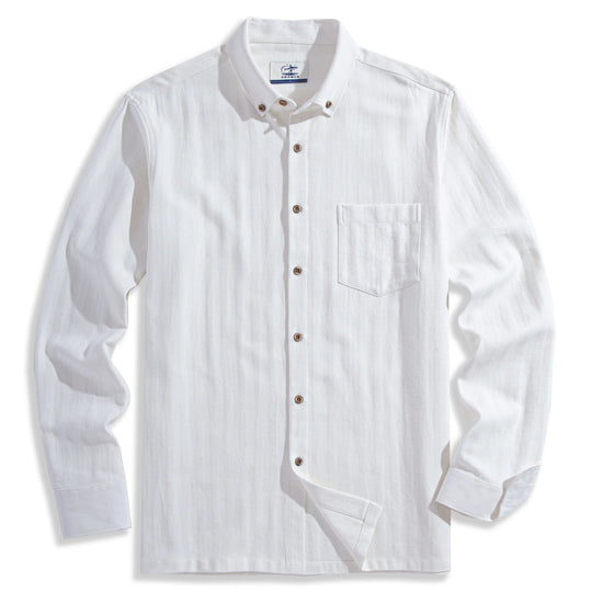 Embossed Striped Versatile Shirt