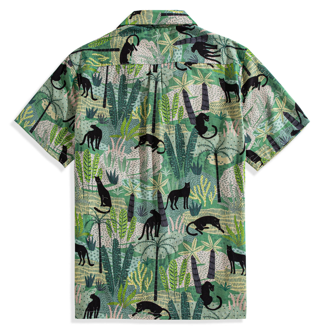 Wild Jungle Aloha Shirt Back