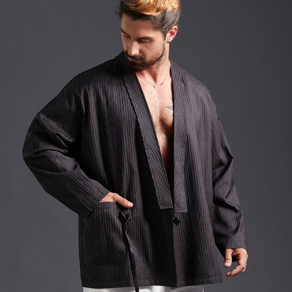 Yamamoto Pleated Haori Jacket