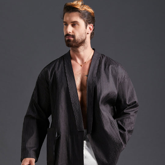 Yamamoto Pleated Haori Jacket